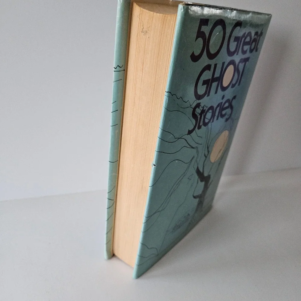 50 Greatest Ghost Stories by John Canning 1971 Hardcover DJ Book